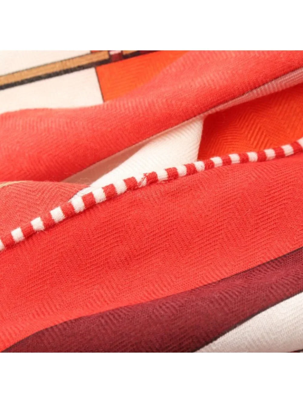 ★SOLD★ Hermes Scarf Triangle Jean Arcs en Ciel Silk - Picture 4 of 5